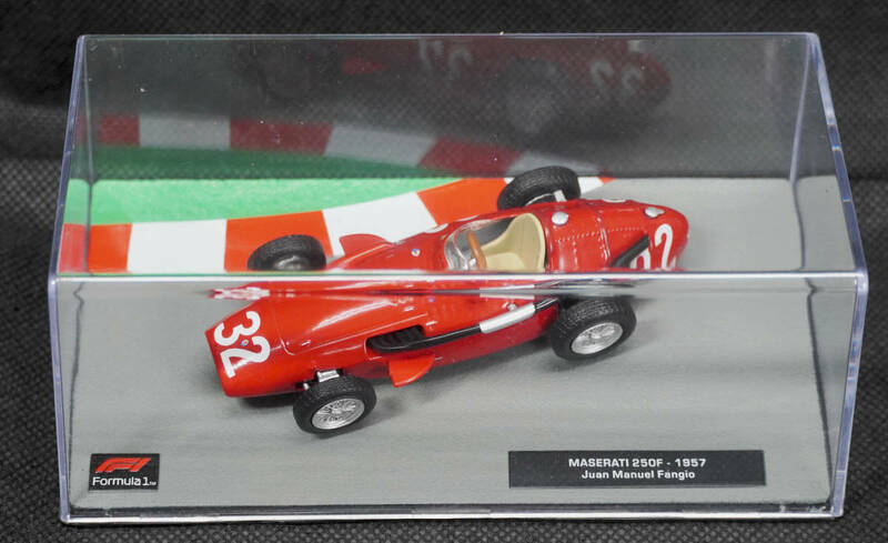 ◆80　マセラティ 250F ファン・マヌエル・ファンジオ　1957　　F1マシンコレクション　1/43　デアゴスティーニ　模型のみ