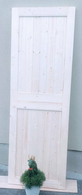 アトリエ G .P .C 手作り 木製 SHOP玄関ドア 生成1枚