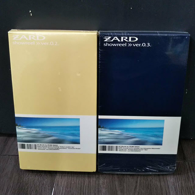 ZARD ビデオテープ 2本セット VHS showreel ver.0.2. ver.0.3. ザード 坂井泉水 ポップス 現状渡し
