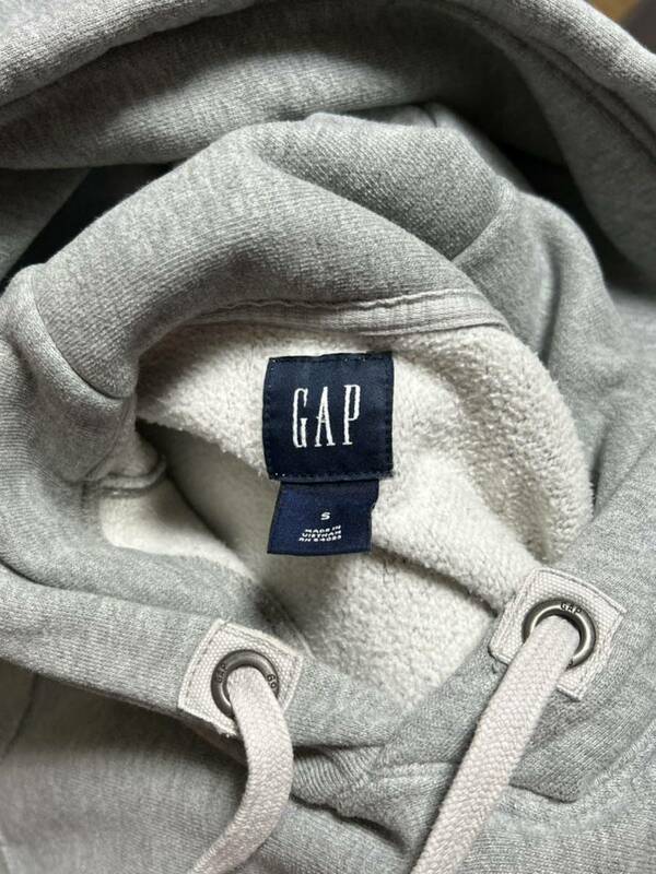 美品 90s GAP 裏起毛パーカー S(日本M)グレー OLD GAP