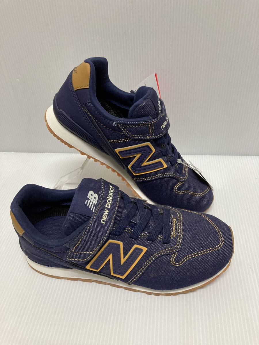 ☆お買い得！ニューバランス　子供靴　KV996IDY　インディゴブルー　20.0㎝　デニム生地でおしゃれ度UP　人気シリーズ996で大人とおそろい