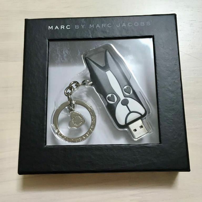 マークバイマークジェイコブス USB USBメモリ キーホルダー MARC BY MARC JACOBS ドッグ 犬 ブラック 黒