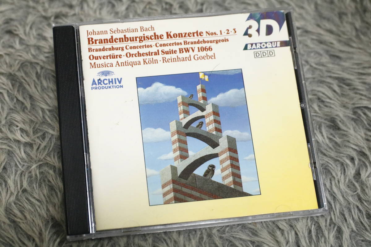 【クラシックCD】『ヨハン・ セバスチャン・ バッハ ( 1685- 1750)』《ドイツ盤》◇ ブランデンブルク 協奏曲 431 701-2/CD-15559