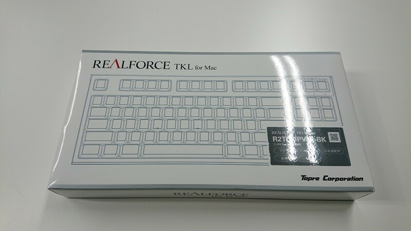 東プレ REALFORCE TKL for Mac R2TL-JPVM-BK 日本語配列 91キー テンキーレス シルバー/黒【開封品】(2487256)※代引き不可