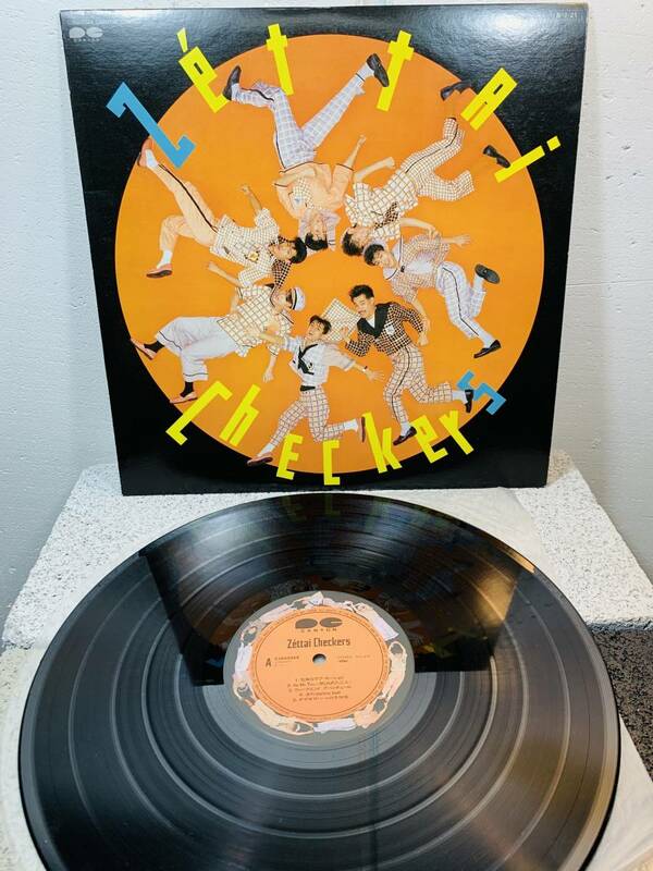 record　レコード　チェッカーズ　絶対チェッカーズ!!　1984年7月21日発売　1stオリジナルアルバム　80年代　1円スタート