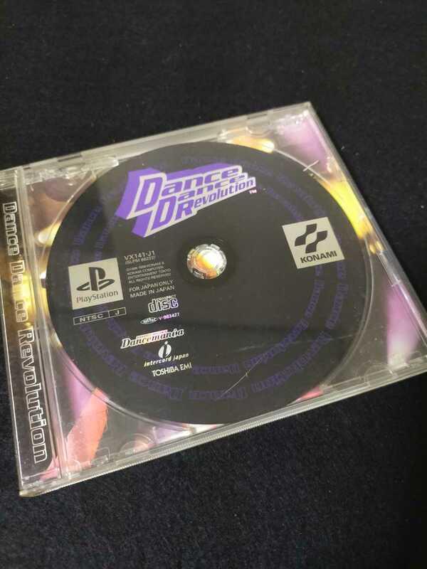 【動作未確認】ダンスダンスレボリューション ダンレボ プレイステーション1 PS1 ゲームソフト 解説書なし DanceDanceRevolution