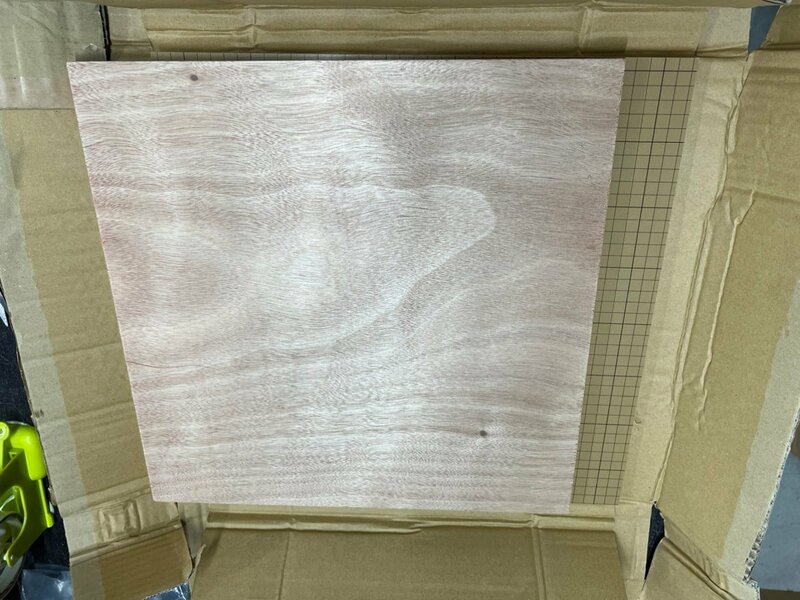 木板　盤用　木製基板　400×400サイズ 　穴なし