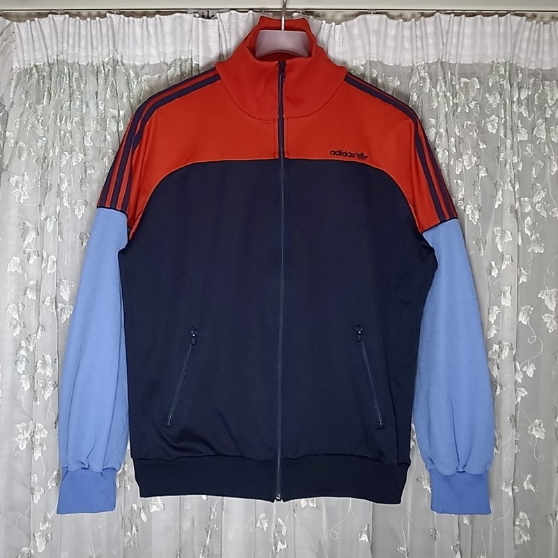 ハンガリー製 80s-90s adidas ヴィンテージ「Beck」バックプリント ジャージ/トラックトップ size50