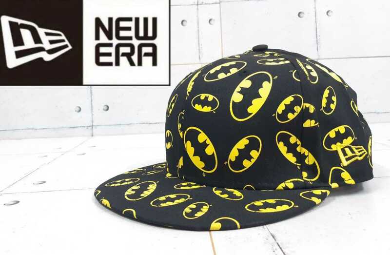 SALE！売り切り！NEWERA バットマン　キャップ　帽子　総柄　NEW ERA CAP ニューエラ　DC COMICS 9FIFTY