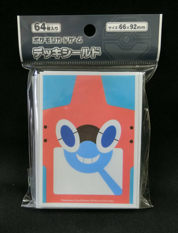 ポケモンカードゲーム デッキシールド スリーブ ロトム図鑑 未開封 64枚入 66x92mm