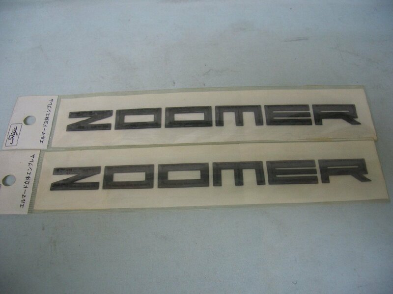 モト・プランニング　エルマード立体エンブレム　　11-11350　ＺＯＯＭＥＲ/ＢＬＡＣＫ