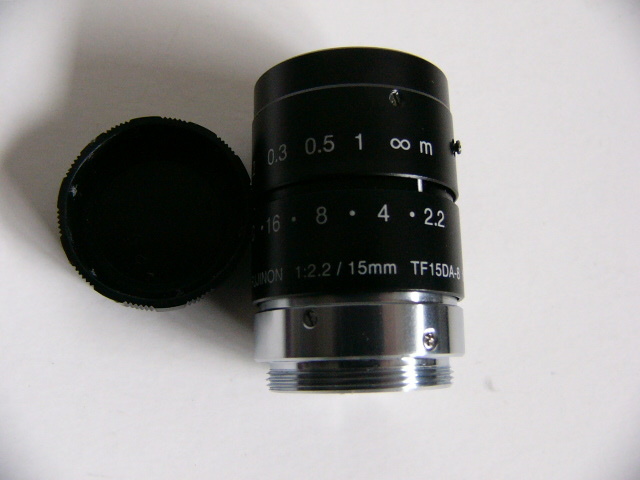 ★ FUJINON レンズ TF15DA-8 15mm F2.2 3CCD用Cマウント 
