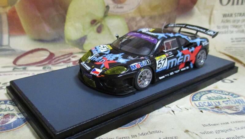 ★超レア絶版*BBR/ELITIS*1/43*Ferrari 360 Modena GT #57 X-Men 2003 FIA GT Pergusa 500km*フェラーリ≠APM,MR