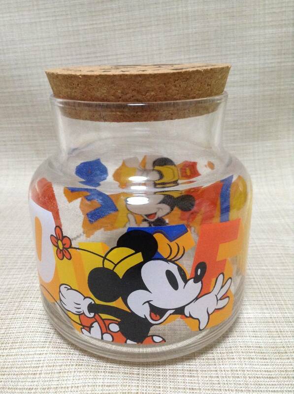 ★レトロ★コルクポット ミニー 【Disney/ディズニー】 大西賢製販 キャンディーポッド,調味料入れ,小物入れ