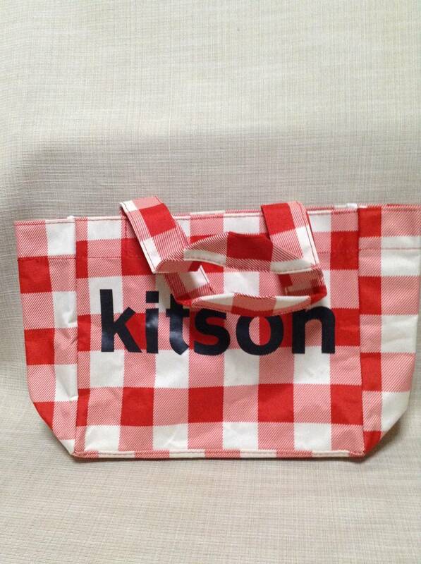 キットソン トートバッグ レッド(赤) チェック柄 【kitson/キットソン】 ショッピングバッグ,買い物袋