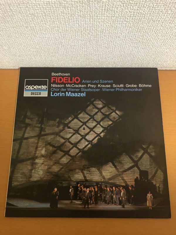 【LP】Beethoven Fidelio Arien und Szenen Lorin Maazel ベートーヴェン フィデリオ ロリン・マゼール DECCA 6.41527AH