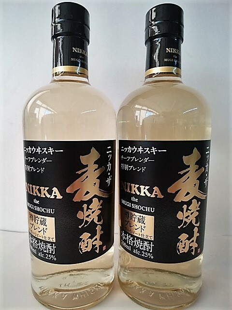 ニッカ＞ザ.麦焼酎【樽貯蔵特別ブレンド】25%700ml