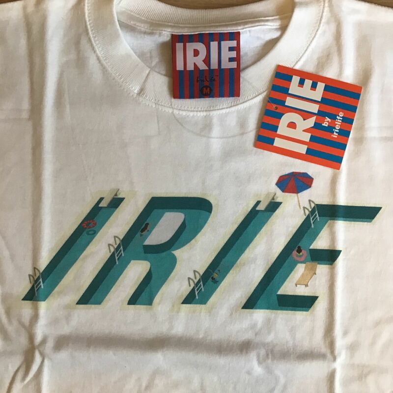 新品　Irie by Irie life IRIE pool 半袖Tシャツ Lサイズ ホワイト