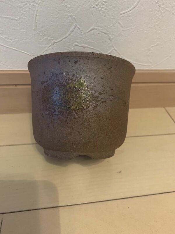 ★中古品★朱泥 盆栽 花盆 盆栽鉢 植木鉢松盆栽