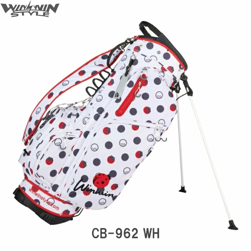 ★WINWIN STYLE　ウィンウィン　LUCKY BUG CB-962 WH ホワイト LIGHT WEIGHT スタンドバッグ てんとう虫★