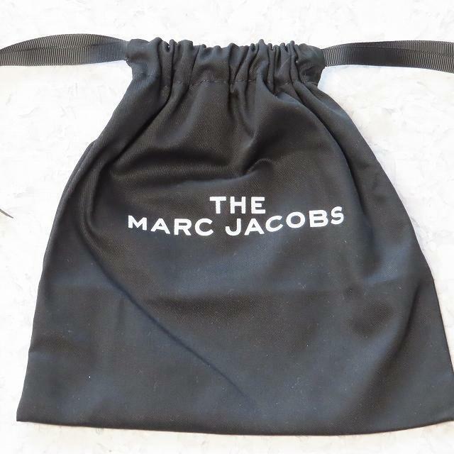 新品マークジェイコブス巾着袋化粧メイクポーチバッグ黒白MARC JACOBS