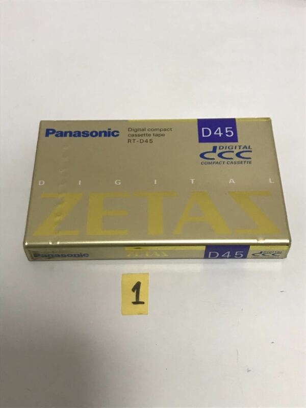 希少 未開封 Panasonic パナソニック ZETAS RT-D45 DCC デジタルコンパクトカセットテープ ① 240s0350