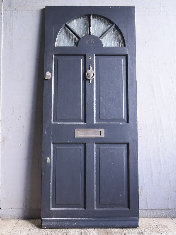 イギリス アンティーク ガラス入りドア 扉 建具 11316