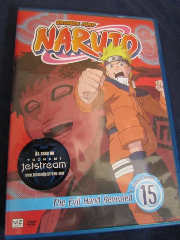 中古品 北米版 リージョン1DVD NARUTO 14/15 ナルト2本セット