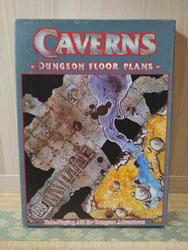 1986年 ウォーハンマー Caverns Dungeons Floor Plans 新品
