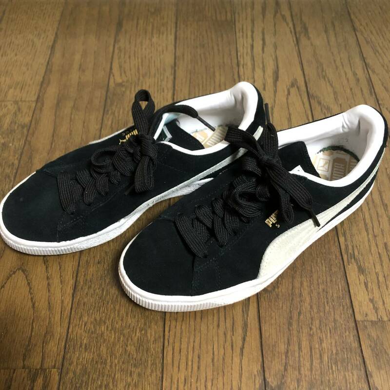 A68 プーマ　スニーカー　スエード　黒 22.5cm PUMA