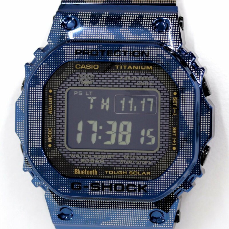 カシオ　G-SHOCK　Gショック　フルメタル　カモフラージュ　GMW-B5000TCF-2JR　腕時計　Bluetooth　電波ソーラー　クォーツ