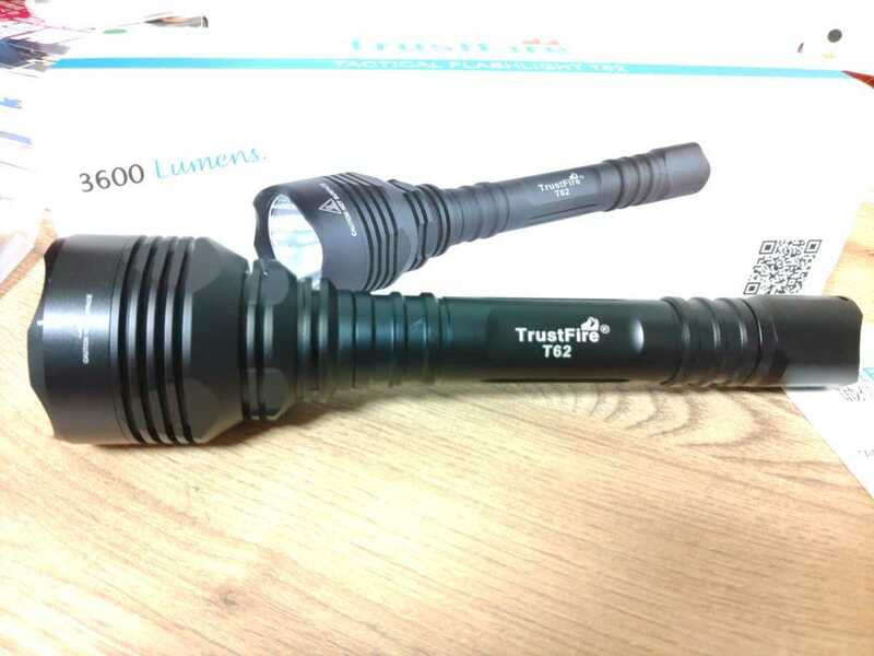 トラストファイア　T62 LEDフラッシュライト　3600ルーメン