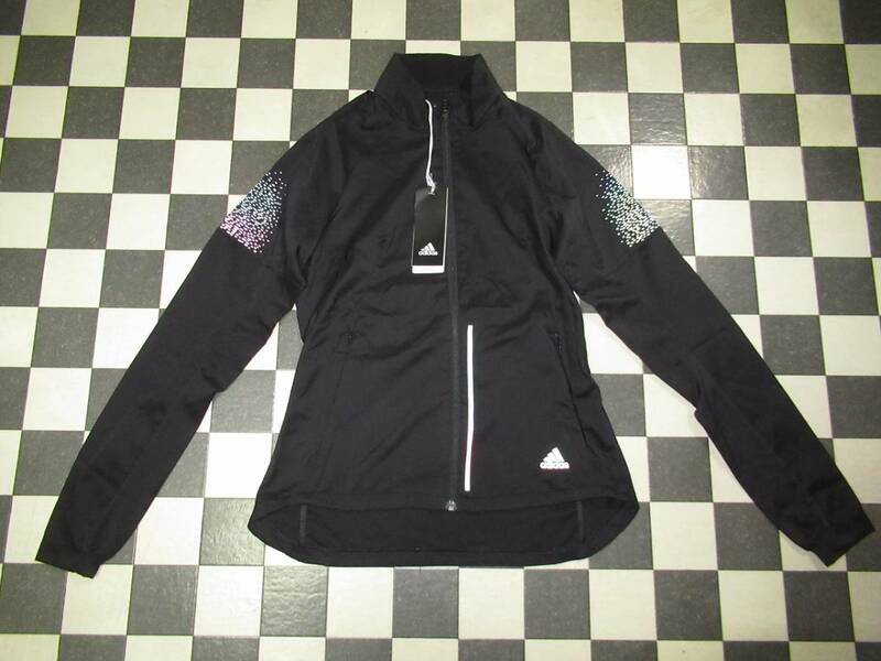 ★アディダス★新品　S　黒　SUPERNOVA CONFIDENT 3S JACKET スーパーノバ コンフィデント3Sジャケット　360度リフレクティブ　撥水加工