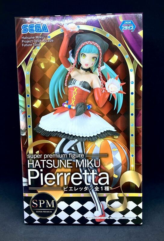 【新品未開封】初音ミク Project DIVA Arcade Future Tone スーパープレミアム フィギュア 初音ミク - ピエレッタ HATSUNE MIKU SPM SEGA