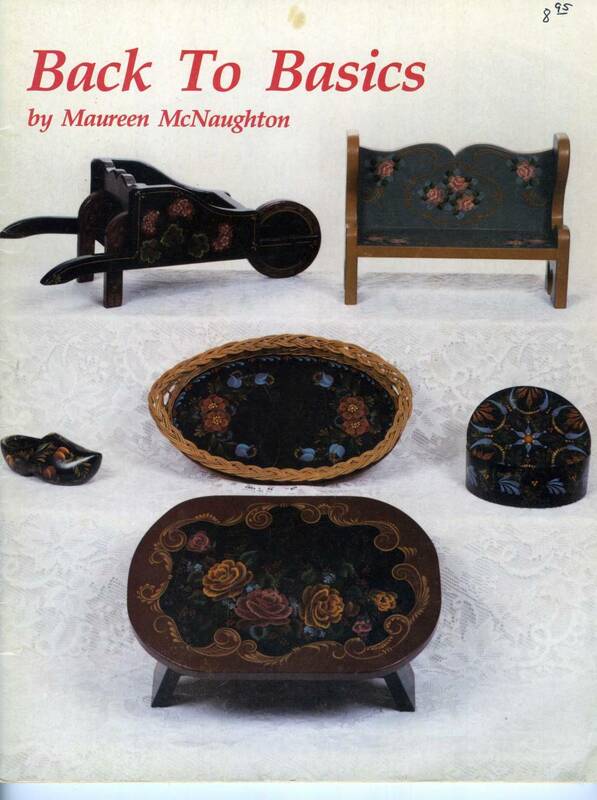 ★トールペイント本　Back To Basics by Maureen McNaughton 中古品 　送料=185円