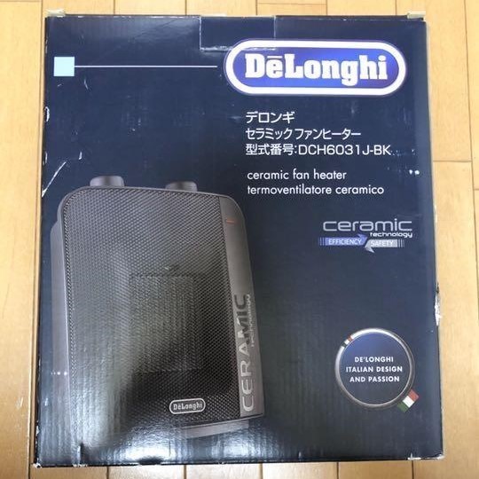 デロンギ(DeLonghi) 新品 ファンヒーターブラック セラミック DCH6031J-BK 未使用品 暖房