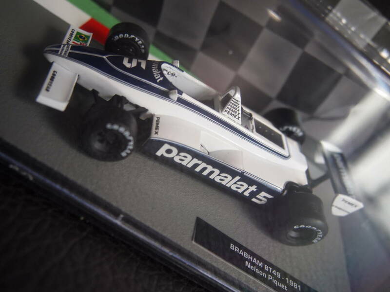 1/43 ブラバム BT49 1981年 N.ピケ 未開封 レア BRABHAM Nelson Piquet IXO社製 ダイキャスト 未使用