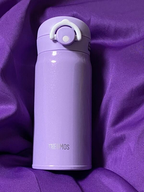 THERMOS ステンレスボトル　350ml 紫　パープル　ラメ　ライラック　 サーモス　水筒 新品