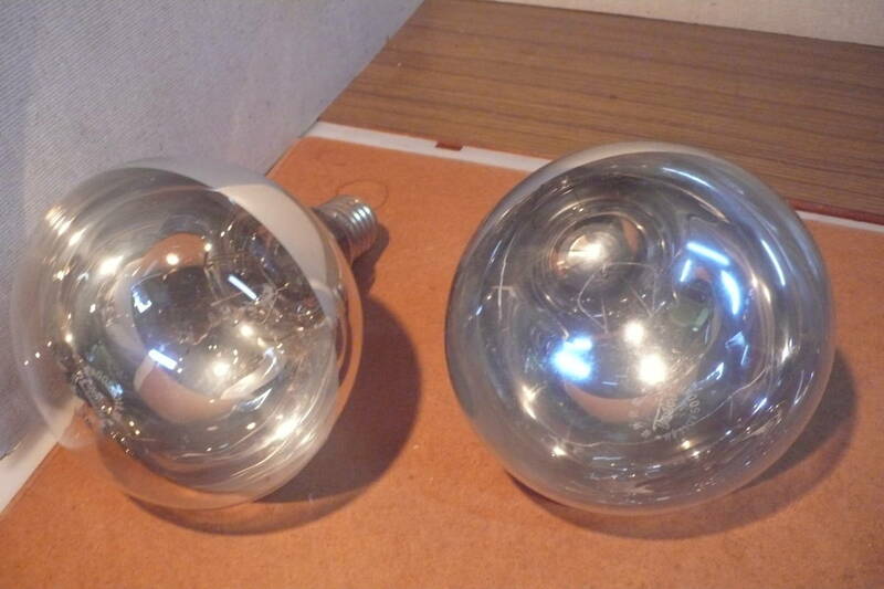 レトロ　投光器ランプ　2個　動作品