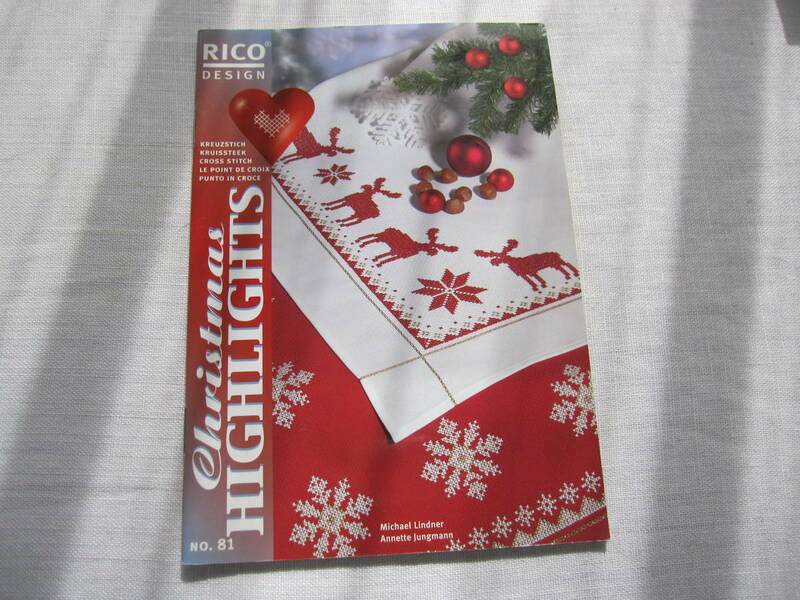 刺繍の本 RICO DESIGN No.81 クリスマス