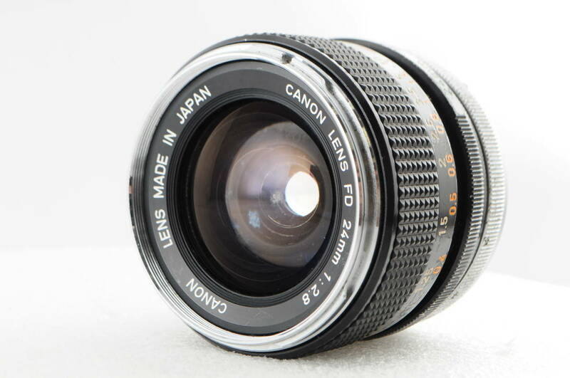 Canon FD 24mm f2.8 Oマーク♪人気の単焦点レンズの完動品です♪#096