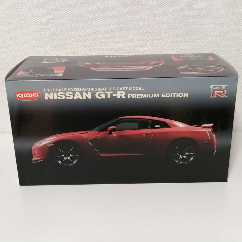 京商　KYOSHO　1/18　NISSAN　日産　GTR　R35　RED　スカイライン　ミニカー　検 オートアート 