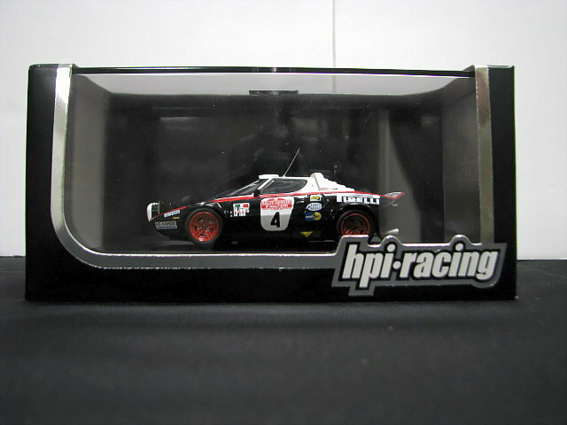 32.　未展示　 hpi・racing 1/43 　　ランチア　ストラトス　HF　＃4　1978　サンレモ