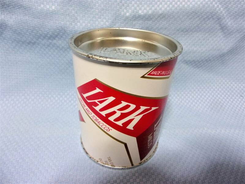 1996ラーク★LARKスチール丸缶 ブリキ缶★販促品・非売品フィリップモリス