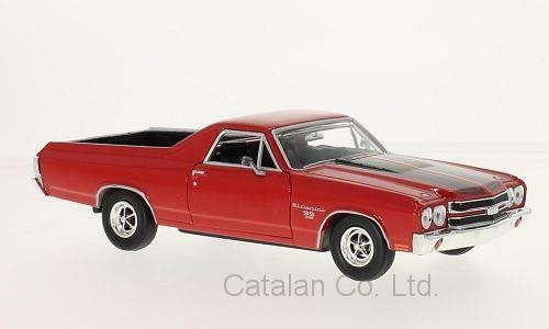 1/24 シボレー エルカミーノ エル カミーノ レッド 赤 Chevrolet El Camino 1970 梱包サイズ80