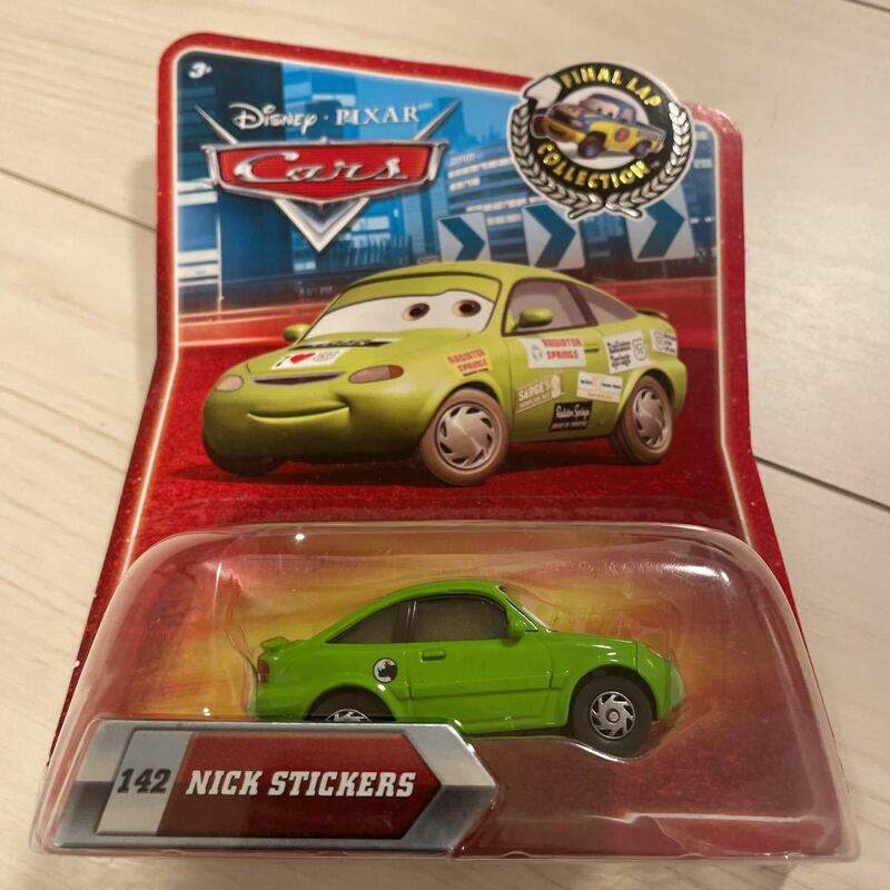 マテル カーズ ニック ステッカーズ ミニカー ディズニー ピクサー MATTEL CARS NICK STICKERS キャラクターカー ファイナルラップ