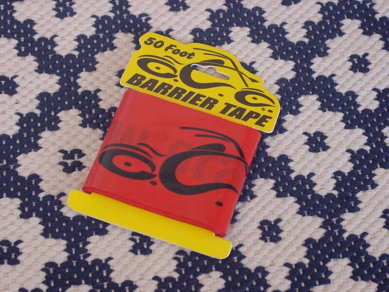 OCC Red Barrier Tape バリアテープ Orange County Choppers オレンジカウンティチョッパーズ