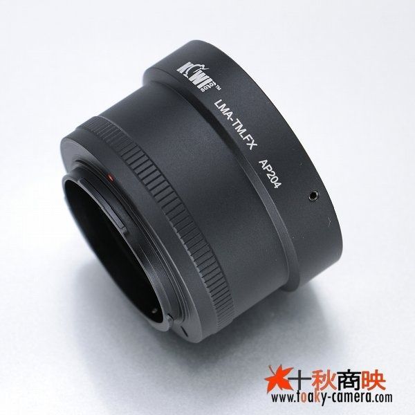 ♪ KIWIFOTOS製 Tマウント TMレンズ → 富士フィルム FUJIFILM Xマウント カメラボディ マウントアダプター / 03TMFX