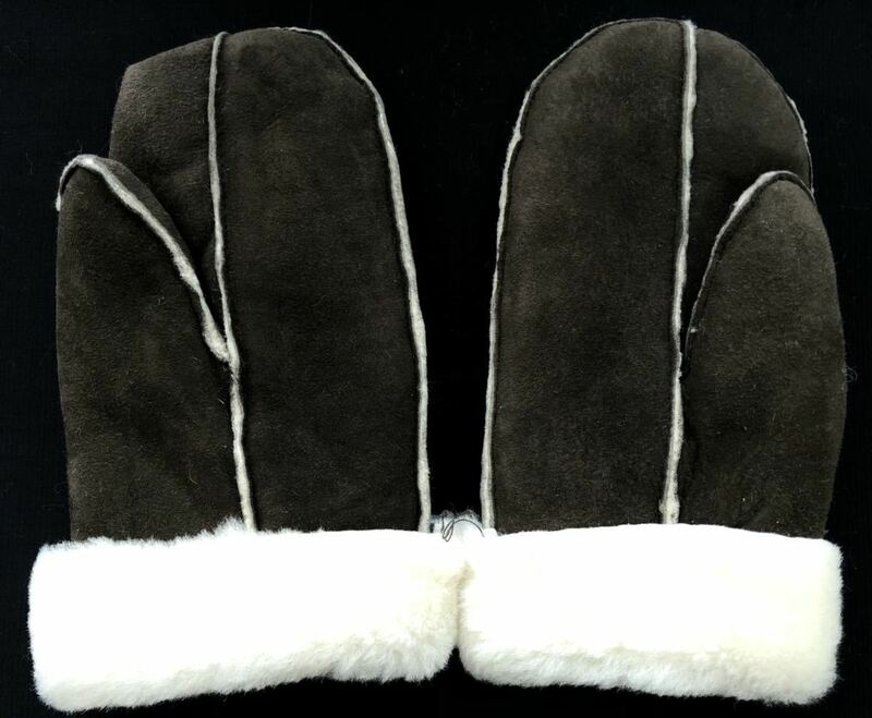 新品 グレンクロフト ムートン ミトン グローブ シープスキン　　レザー 手袋 Glencroft COUNTRYWEAR GENUINE SHEEPSKIN 柳4976