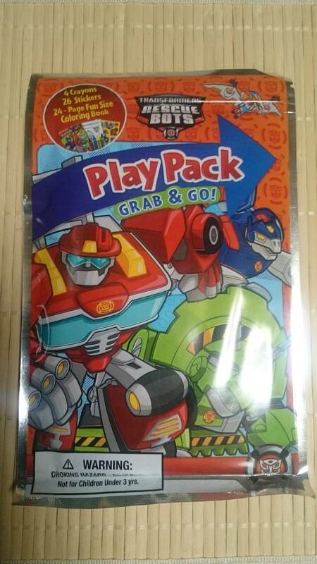 TRANSFORMERS RESUCUE BOTS Play Pack ★ Bendon トランスフォーマー レスキューボッツ